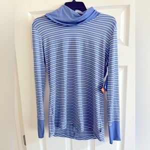 Columbia essential elements striped long sleeve. Omni shade and Omni wick.